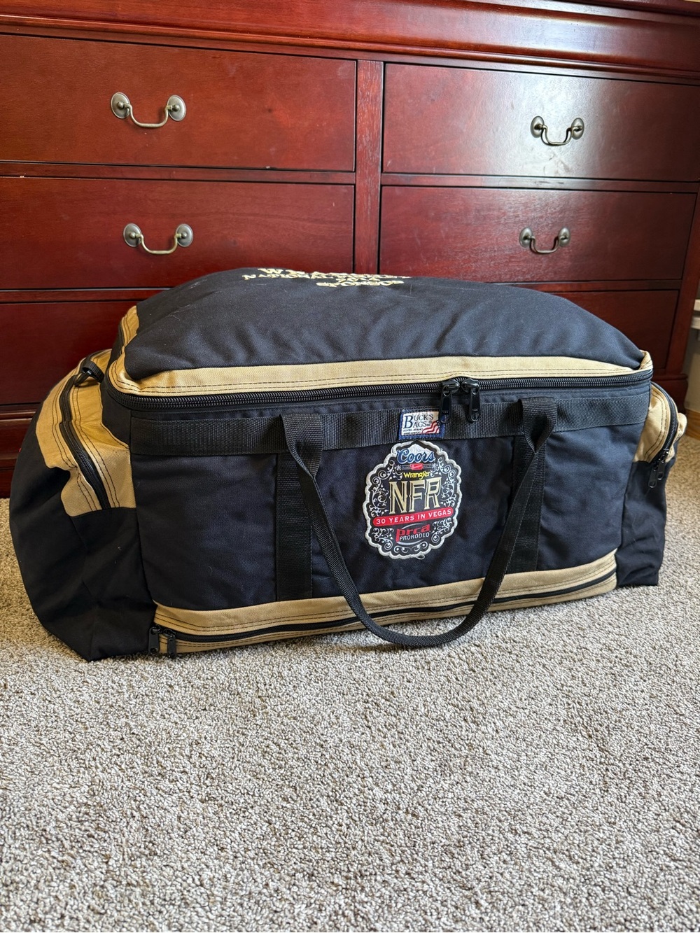 Wrangler National Finals Rodeo 2014 Sponsor Duffle Bag